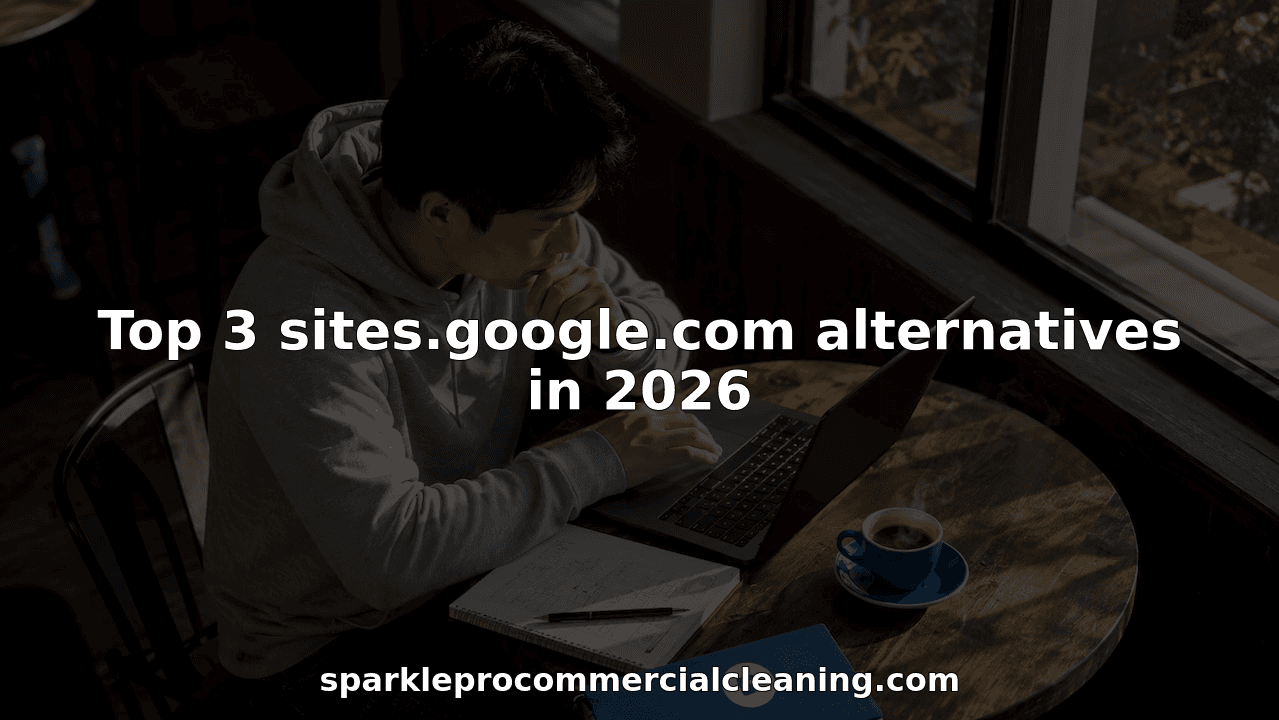 Top 3 sites.google.com alternatives in 2026