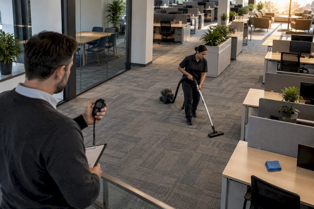 Stop 10% Bid Errors: Janitorial Production Rates Facility Managers Use